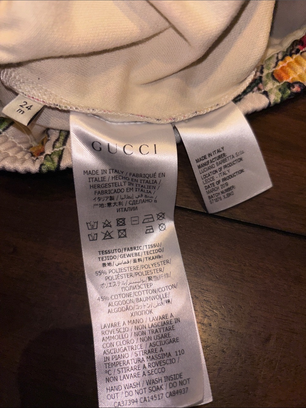 Gucci Child Floral Pants - Picture 9 of 12